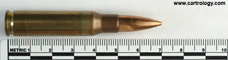 7.62mm NATO Ball T104 United States F A 49 profile view.