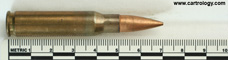 7.62mm NATO Ball M80 India OFV 79 M80 7.62 profile view.
