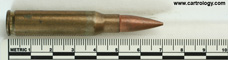 7.62mm NATO Ball M80 India OFV 77 M80 7.62 profile view.