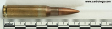 7.62mm NATO Ball  Australia AFF 91 profile view.
