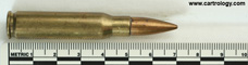 7.62mm NATO Ball  Israel T Z 76 profile view.