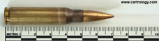 7.62mm NATO Ball  Sweden 6 K 2 profile view.