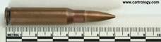 7.62mm NATO Ball  United Kingdom ⊕ 60 RG L2A2 profile view.
