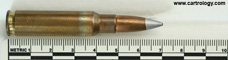 7.62mm pre-NATO Intermediate Case API  United States F A 48 profile view.