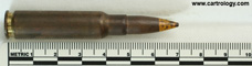 7.62mm pre-NATO Intermediate Case Spotter T103 United States F A * 48 profile view.
