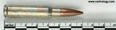 7.62mm NATO Ball M59 United States ⊕ LC 55 profile view.