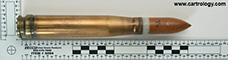 20 x 138mm B Rheinmetall TP-T  Germany P (6-point star) (symbol) 22 profile view.