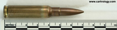 7.62mm pre-NATO Intermediate Case Ball T104 United States F A 48 profile view.