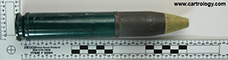30 x 113mm B Dummy  South Africa 30mm R1M2 A 79 ?? profile view.