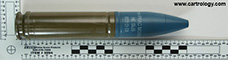 30 x 113mm B TP MO242A1 South Africa 30mm D 03 AA profile view.