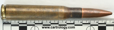 .50 BMG Ball  United States WRA 52 profile view.
