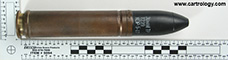 30 x 126mm B TP T239 United States  profile view.