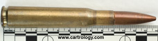 .50 BMG Ball (Standard)  United Kingdom K.51 .50 3Z profile view.