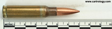 7.62mm pre-NATO Intermediate Case Ball T65E1 United States F A 48 profile view.