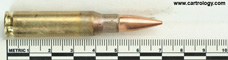 7.62mm NATO Ball M80 United States ⊕ LC 15 [SCAMP 25?] profile view.