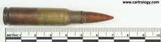 7.62mm NATO Tracer  Belgium ⊕ FN-71 profile view.