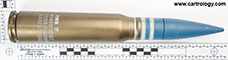 30 x 173mm GAU-8/A TP (Nonricochet)  United States  profile view.