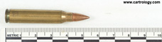 .224 Winchester E1 Ball  United States  profile view.