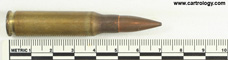 7.62mm NATO Ball L2A2 Australia MF 61 L2A2 profile view.