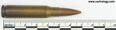 7.62mm NATO Ball  Israel 1-64 ת צ profile view.