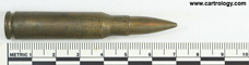 7.62mm NATO Ball  Israel 10-73 ת צ profile view.