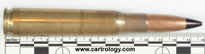 .50 BMG AP  Belgium FN 12.7 65 profile view.