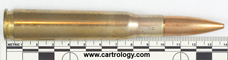 .50 BMG Ball  Israel T Z Z 96 profile view.