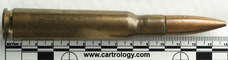 .50 BMG Ball  United Kingdom RA 1940 .50 CAL Z profile view.