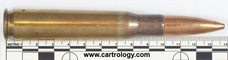 .50 BMG Ball  South Korea PSD 87 profile view.