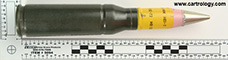 25 x 137mm KBA HEI-T  Switzerland (PSW) 11 Oe 66 profile view.