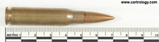 7.62mm NATO Ball  Peru F A M E 72 profile view.
