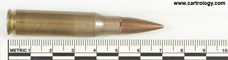 7.62mm NATO Ball  Unknown 7.62 10-80 profile view.