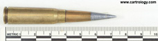 7.92 x 40mm CETME Ball  Spain FNP 7.92-951 profile view.