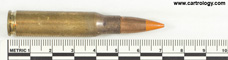 7.62mm NATO Tracer M62 United States ⊕ LC 72 profile view.