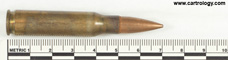 7.62mm NATO Ball M80 United States ⊕ LC 76 profile view.