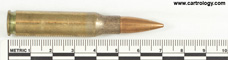 7.62mm NATO Ball M80 United States ⊕ LC 84 profile view.