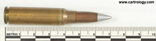 7.62mm pre-NATO Short Case API  United States F A 46 profile view.