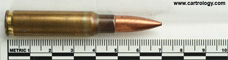 7.62mm pre-NATO Intermediate Case Ball T65E1 United States F A * 48 profile view.