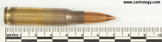 7.62mm NATO Ball NM60 Norway ⊕ 26-RA-66 profile view.