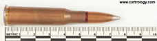 7.62 x 54mm R Ball (LPS)  Bulgaria 10 72 profile view.