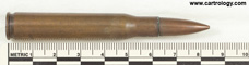 .30-06 Ball  Chile F.M.E. 7.62 58 profile view.