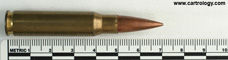 7.62mm NATO Ball  Spain P 7.6 59 profile view.