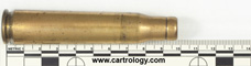 .50 BMG Blank M1 United States L C 43 profile view.