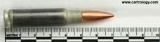 7.62mm pre-NATO Intermediate Case Ball  United States  profile view.