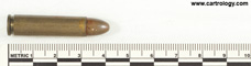 .30 Carbine Ball  United States L C 44 profile view.
