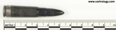7.62 x 39 mm Dummy  East Germany  profile view.