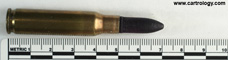 7.62mm NATO Blank  Israel  2-72 ת צ profile view.