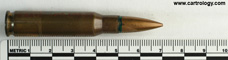 7.62mm NATO Ball DM41 West Germany 7.62x51 MS 109-59 profile view.