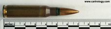 7.62mm NATO Ball DM41 West Germany 10 7.62x51 57 DAG profile view.