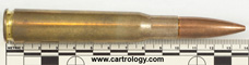 .50 BMG Ball  South Africa D 02 12,7 profile view.